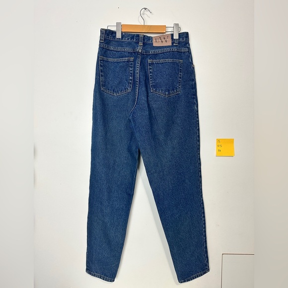 High-Rise Button-Fly Women’s Jeans - Blue - Picture 2 of 4
